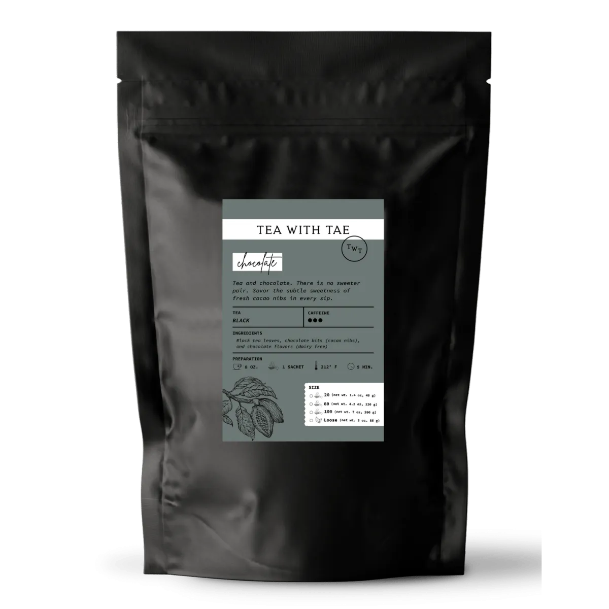 Chocolate Tea Pouch