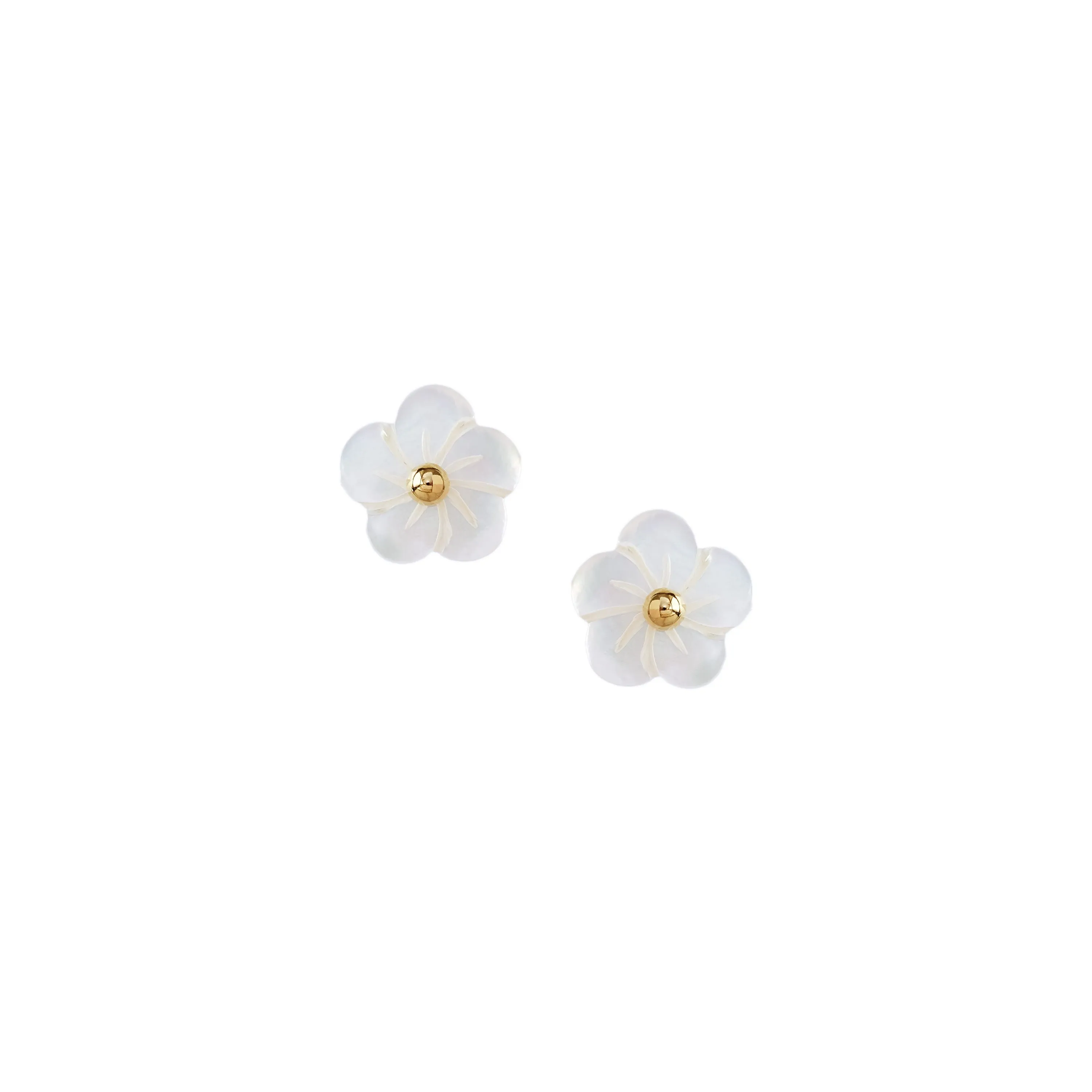 Chuchi Earrings in Mother of Pearl