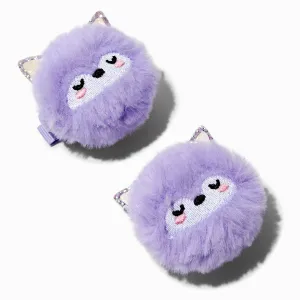 Claire's Club Pom Pom Koala Bear Hair Clips - 2 Pack