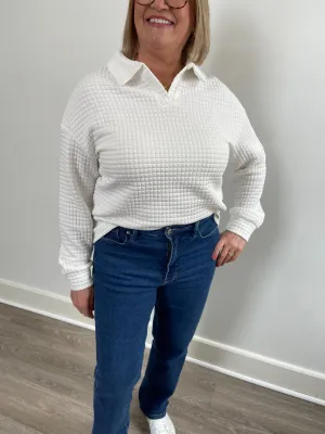 Classic Comfort Quilted Pullover