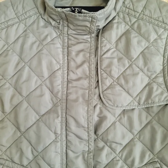 Coach NY Quilted Zip UP‎ Vest Green