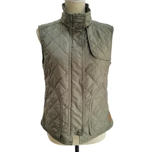 Coach NY Quilted Zip UP‎ Vest Green