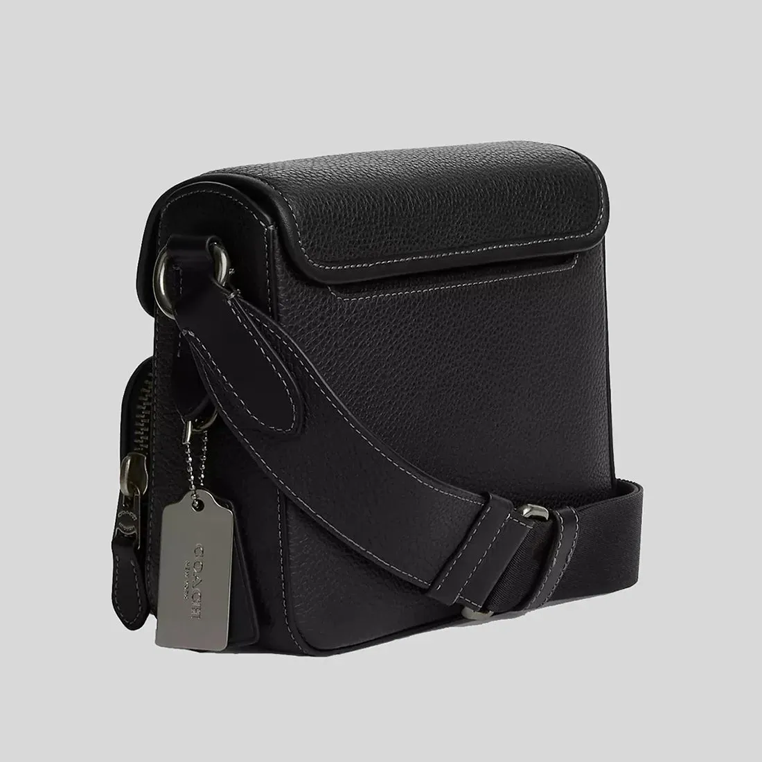 COACH Sullivan Flap Crossbody Bag Black RS-CN729