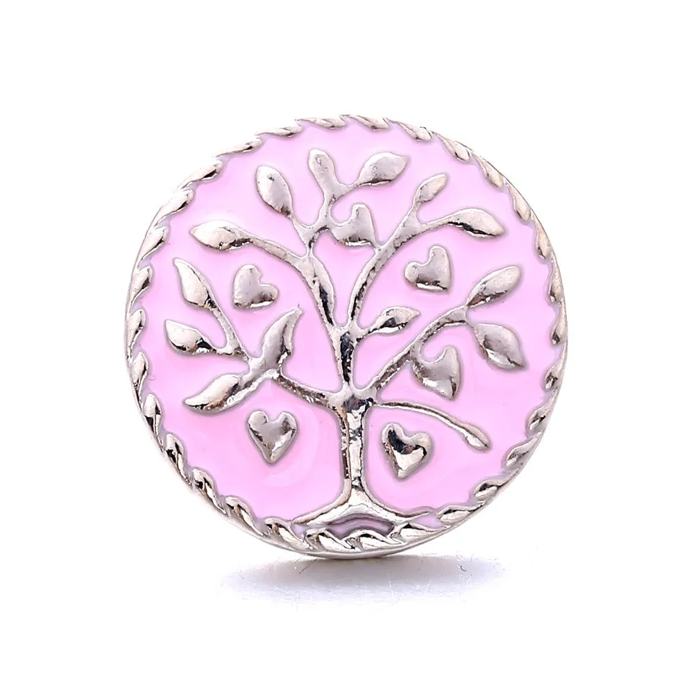 Colored Tree Jewelry Snap