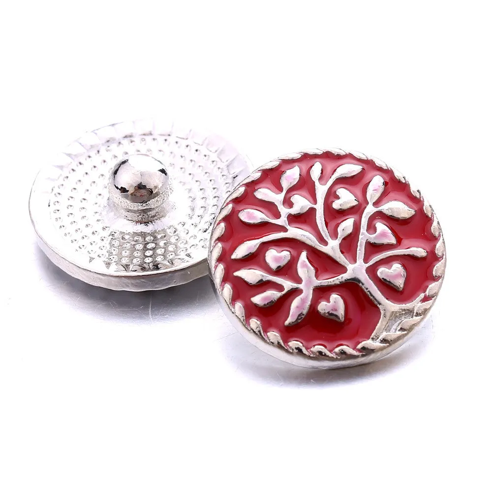 Colored Tree Jewelry Snap