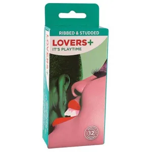 Condom Lovers Plus Ribbed & Studded 12