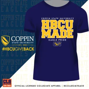 Coppin St. | HBCU MADE Navy Unisex Tees (Z)