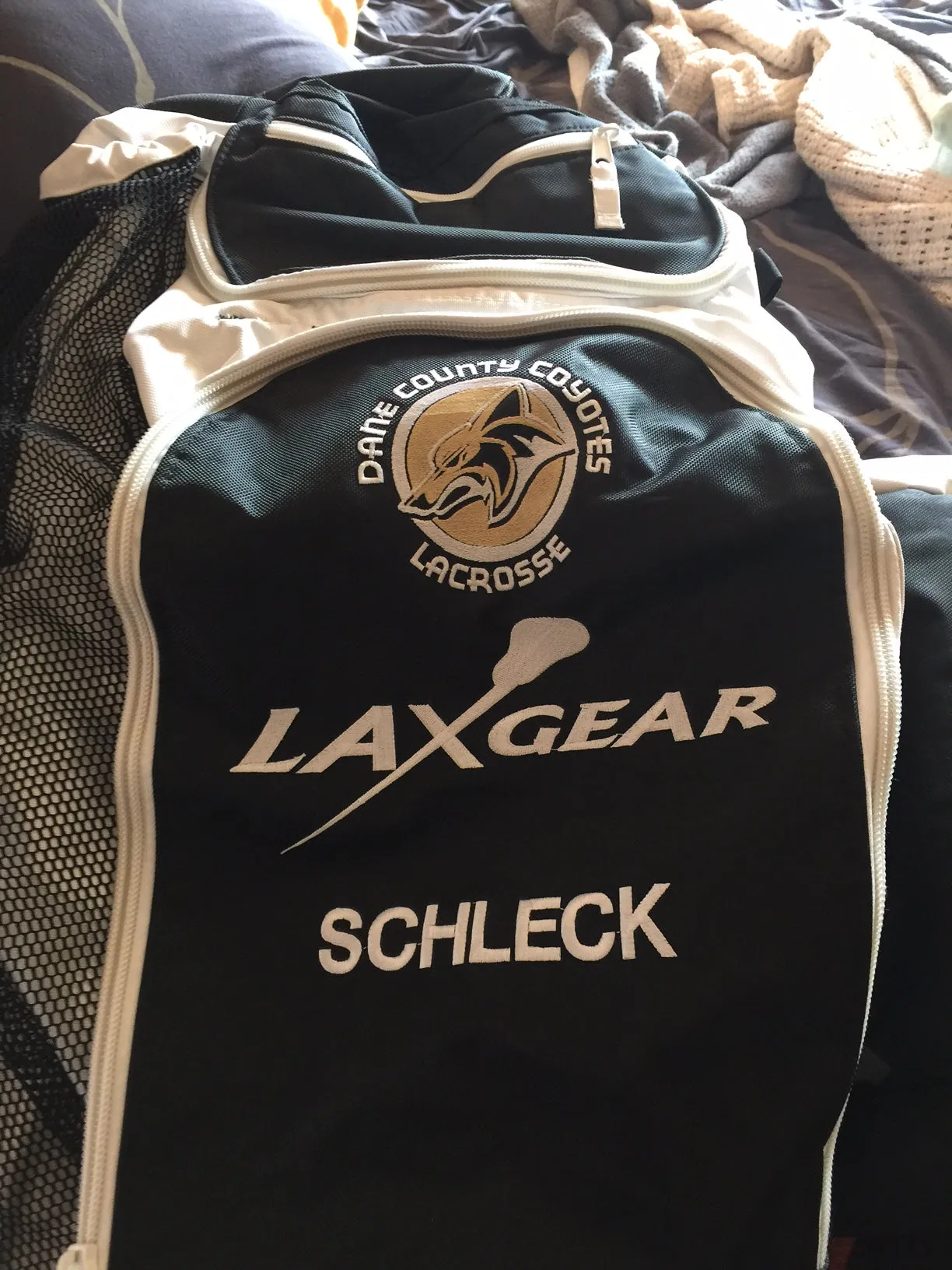 Coyotes Black Lax bags