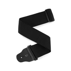 D'Addario 74T000 74mm Pad Comfort Black Guitar Strap
