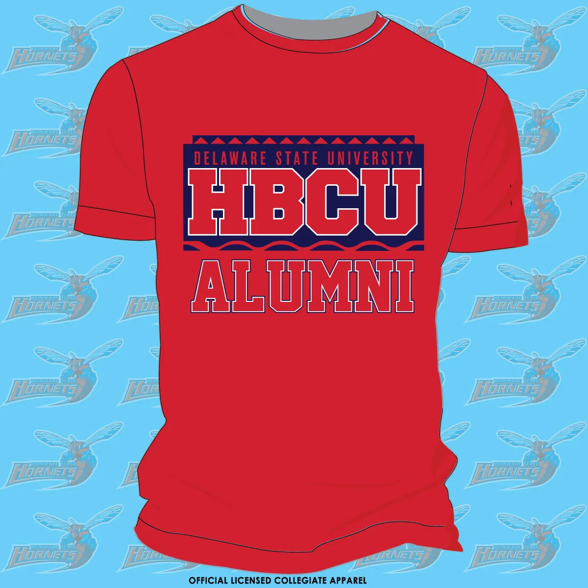 Del State | 90s ALUMNI Red Unisex Tees (LN)****