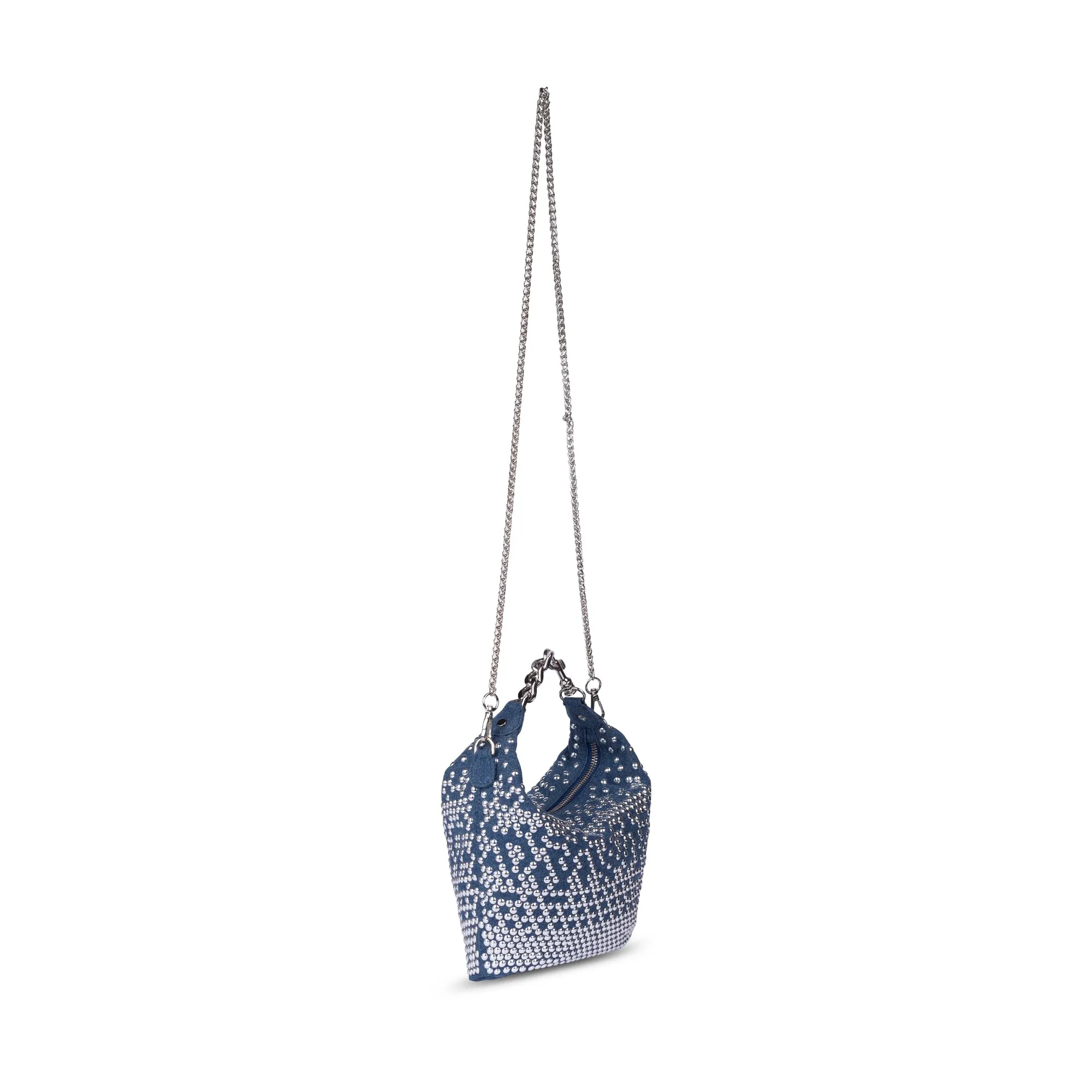 Denim Silver Pouch