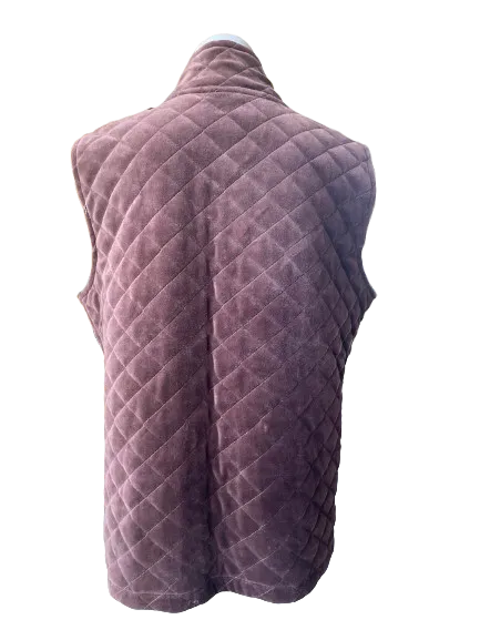 Denver Hayes Brown Quilted Soft Vest