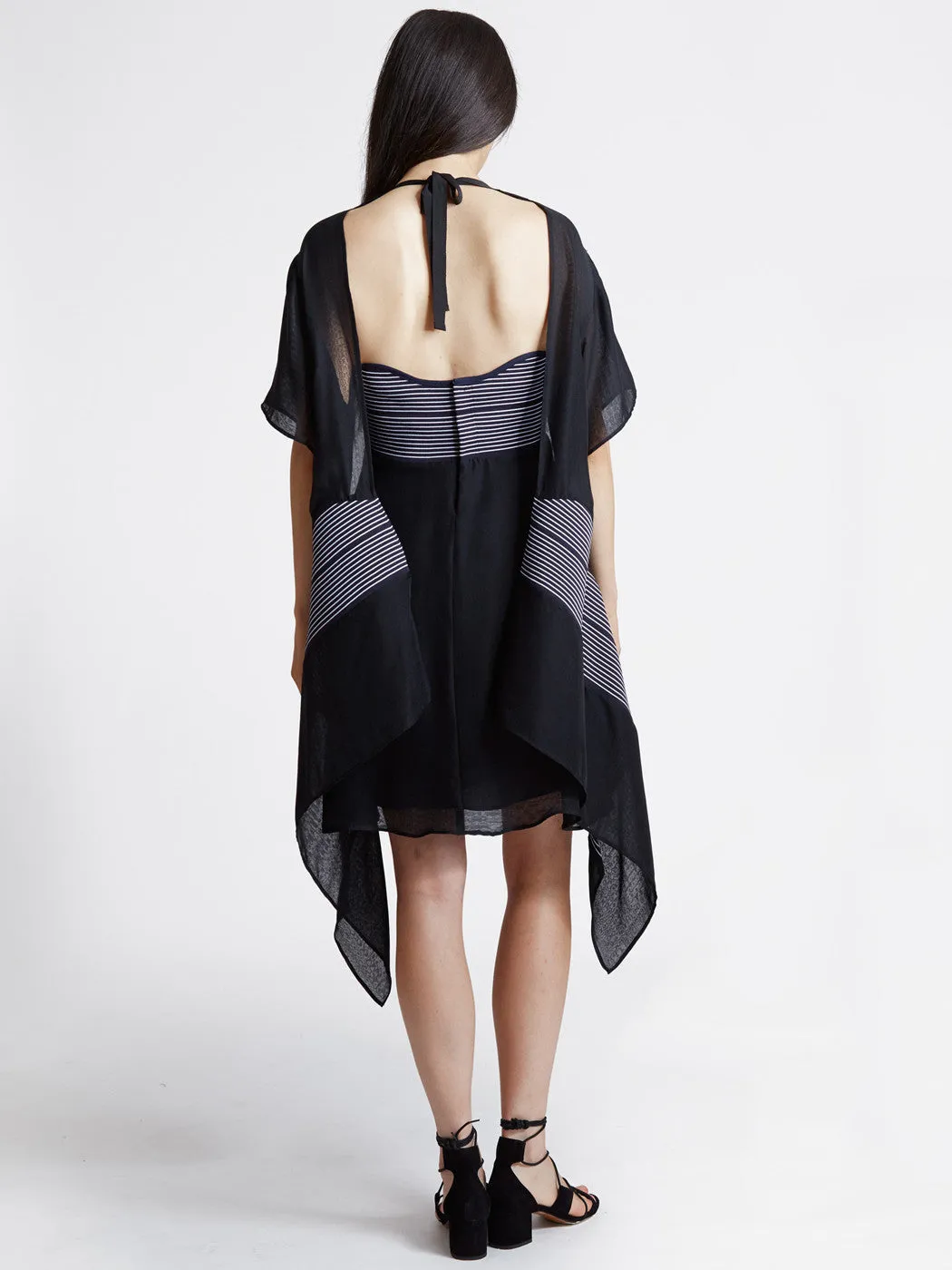 Detachable Sleeve Dress