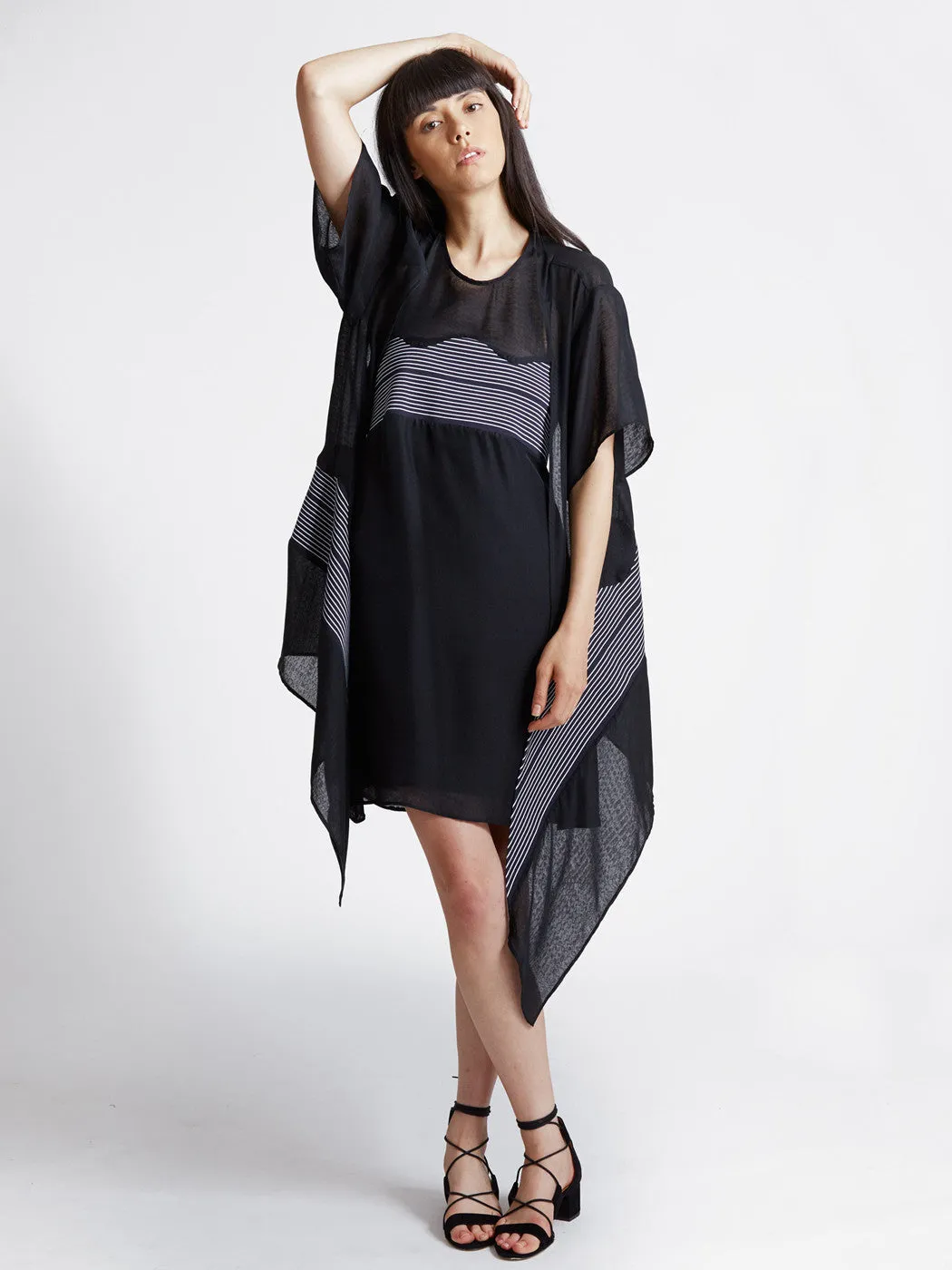 Detachable Sleeve Dress
