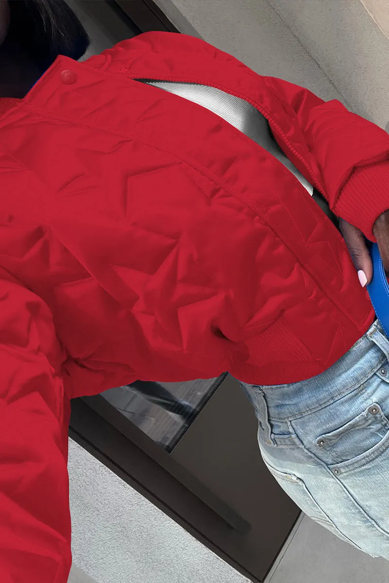 DH0452 Stars Puffer Jacket