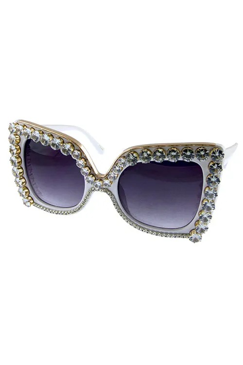 Diamond Studded Sunglasses