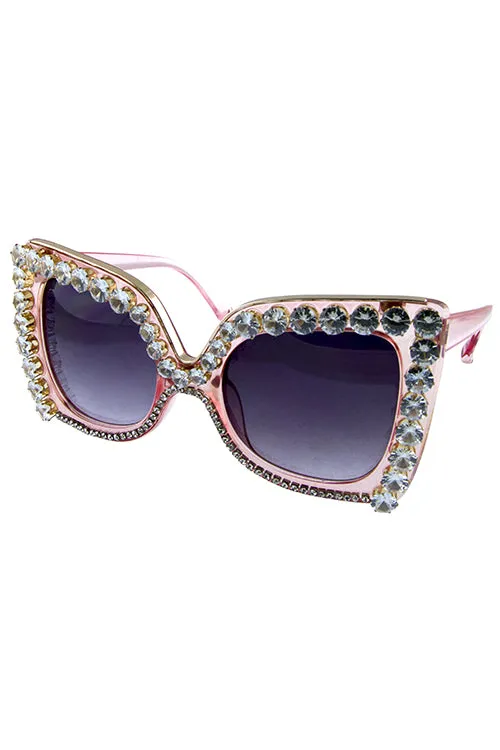 Diamond Studded Sunglasses