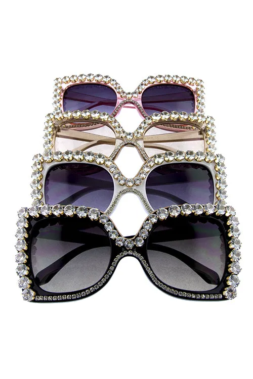 Diamond Studded Sunglasses