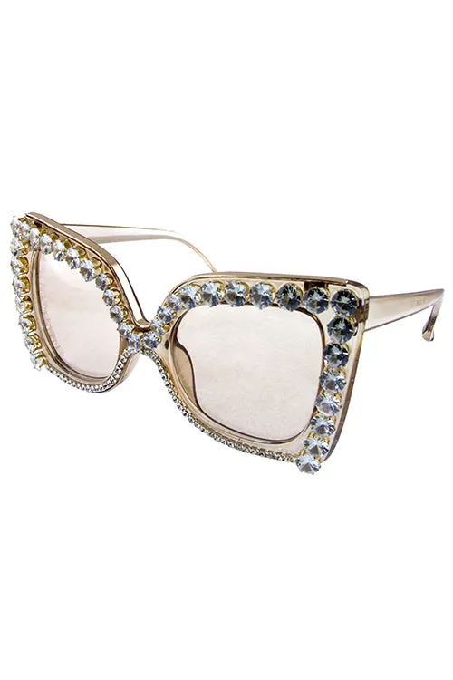 Diamond Studded Sunglasses