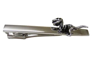 Dinosaur Fossil Skeleton Square Tie Clip