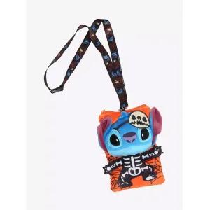 Disney Lilo and Stitch - Skeleton Stitch Deluxe Plush Lanyard