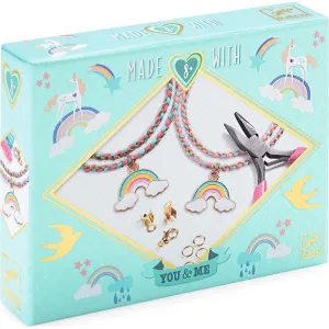 DJECO Beads & Jewelry - Rainbow Kumihimo Bracelet Making Kit