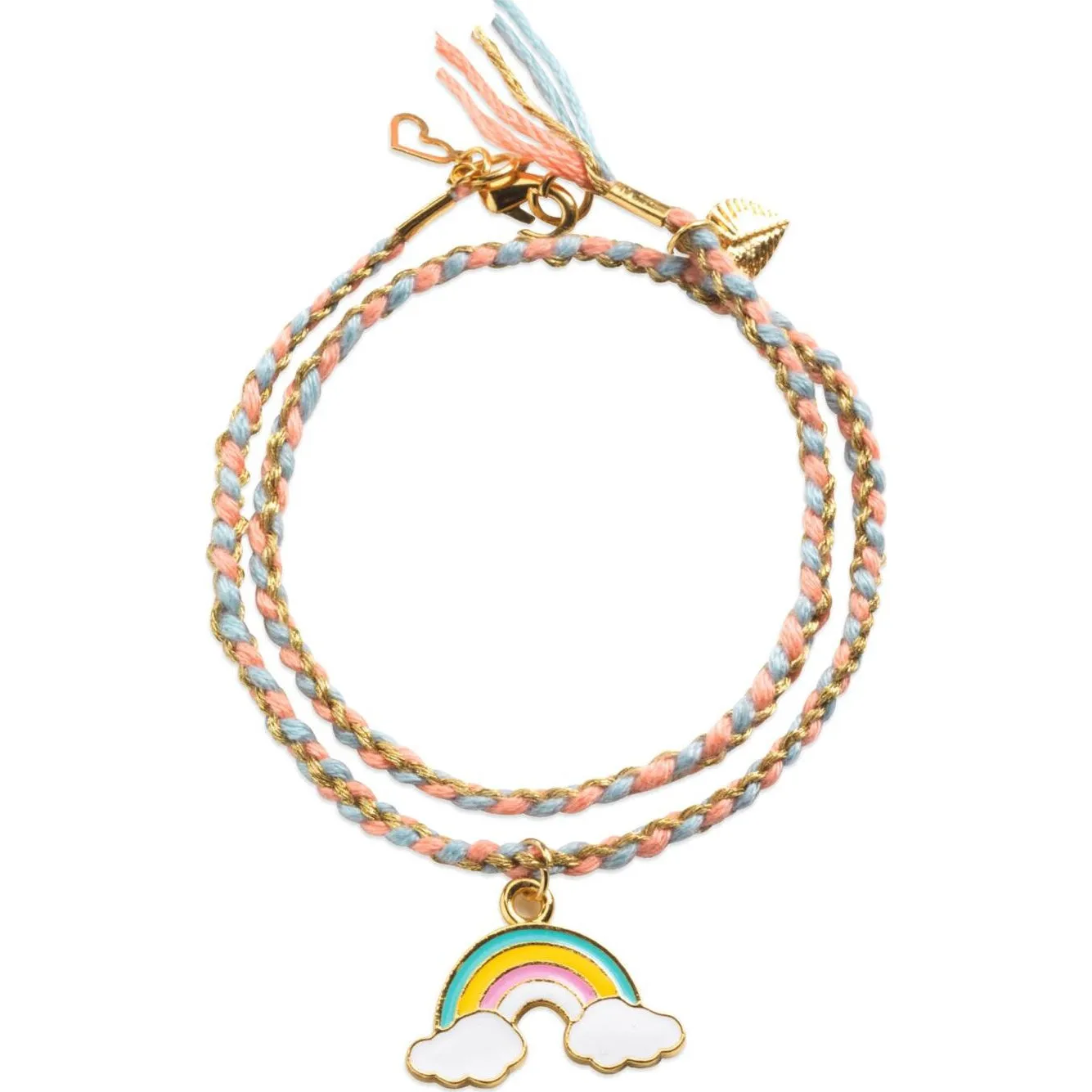 DJECO Beads & Jewelry - Rainbow Kumihimo Bracelet Making Kit
