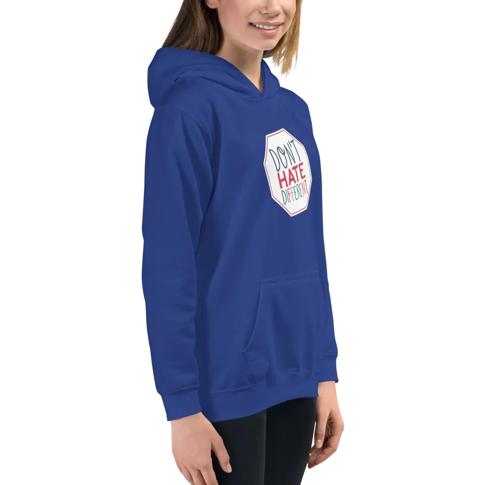 Don't Hate Different (Kid's Hoodie)