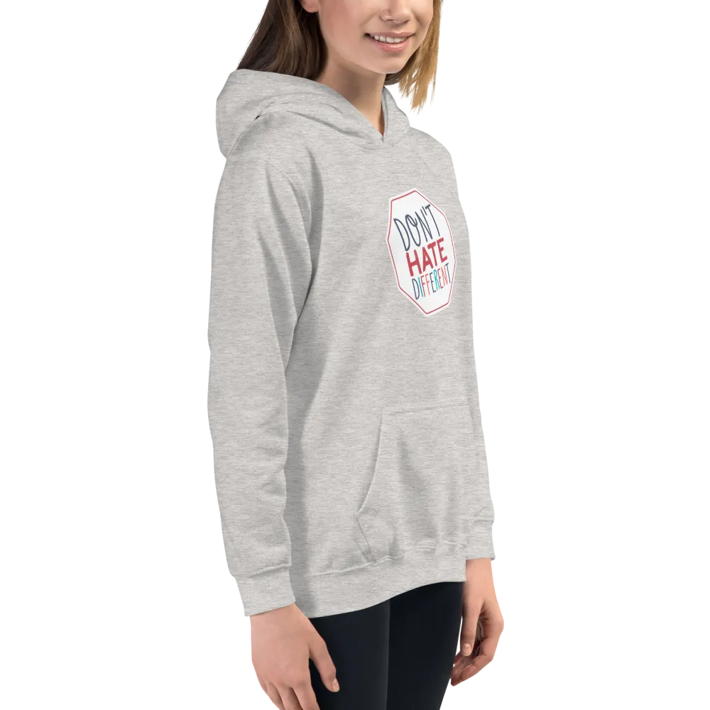 Don't Hate Different (Kid's Hoodie)