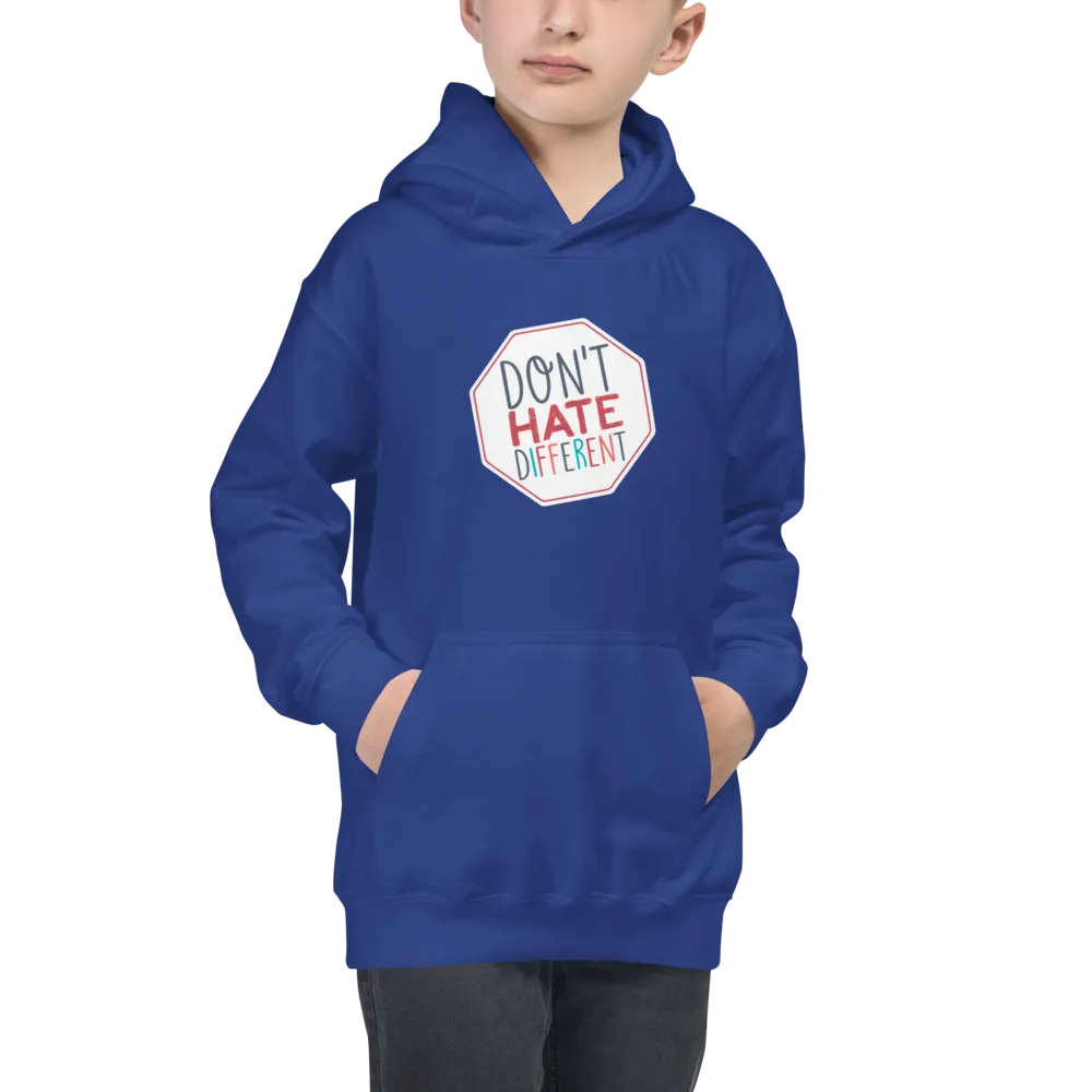 Don't Hate Different (Kid's Hoodie)