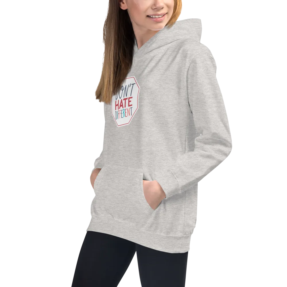 Don't Hate Different (Kid's Hoodie)