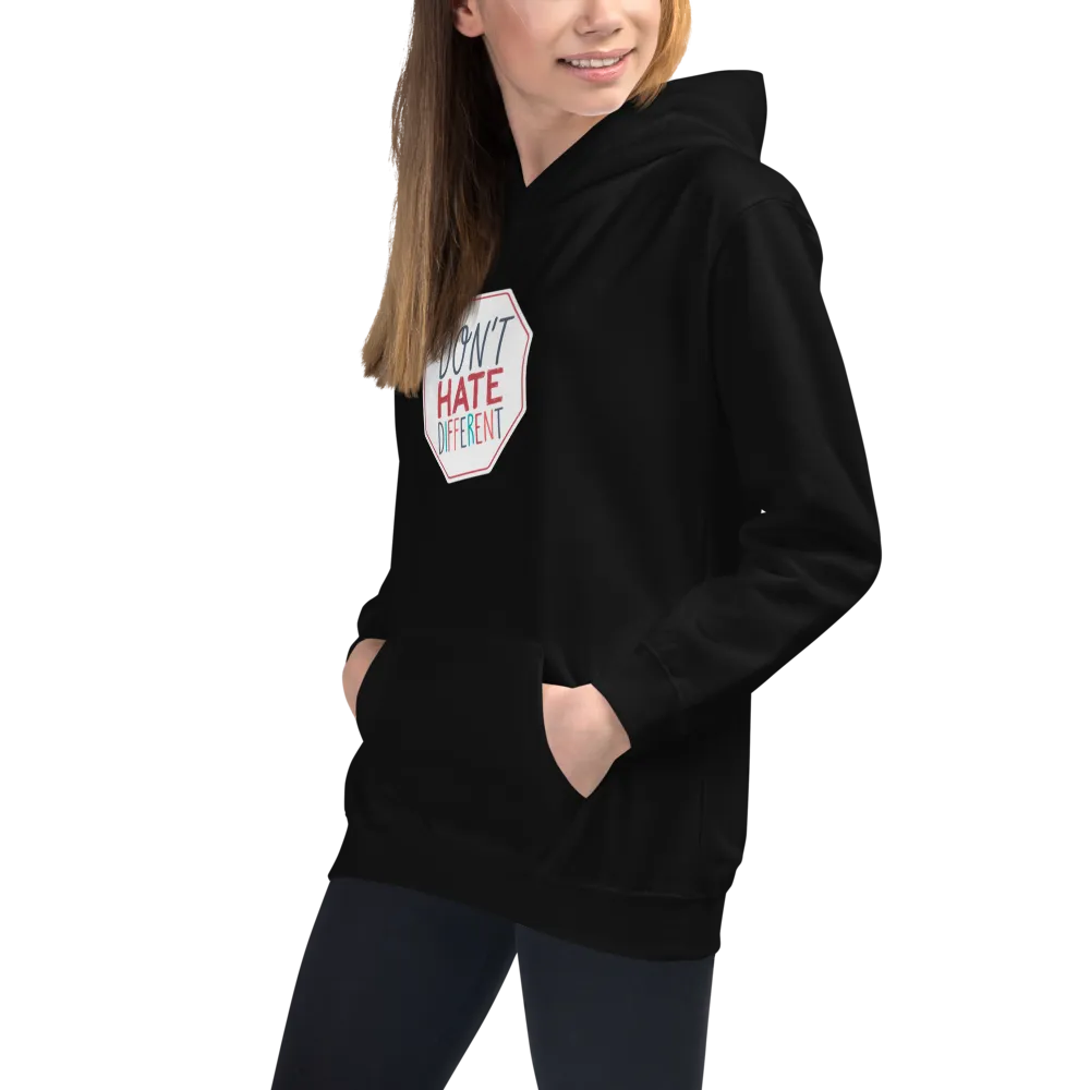 Don't Hate Different (Kid's Hoodie)