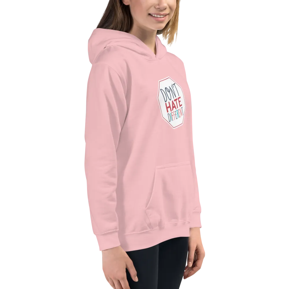 Don't Hate Different (Kid's Hoodie)