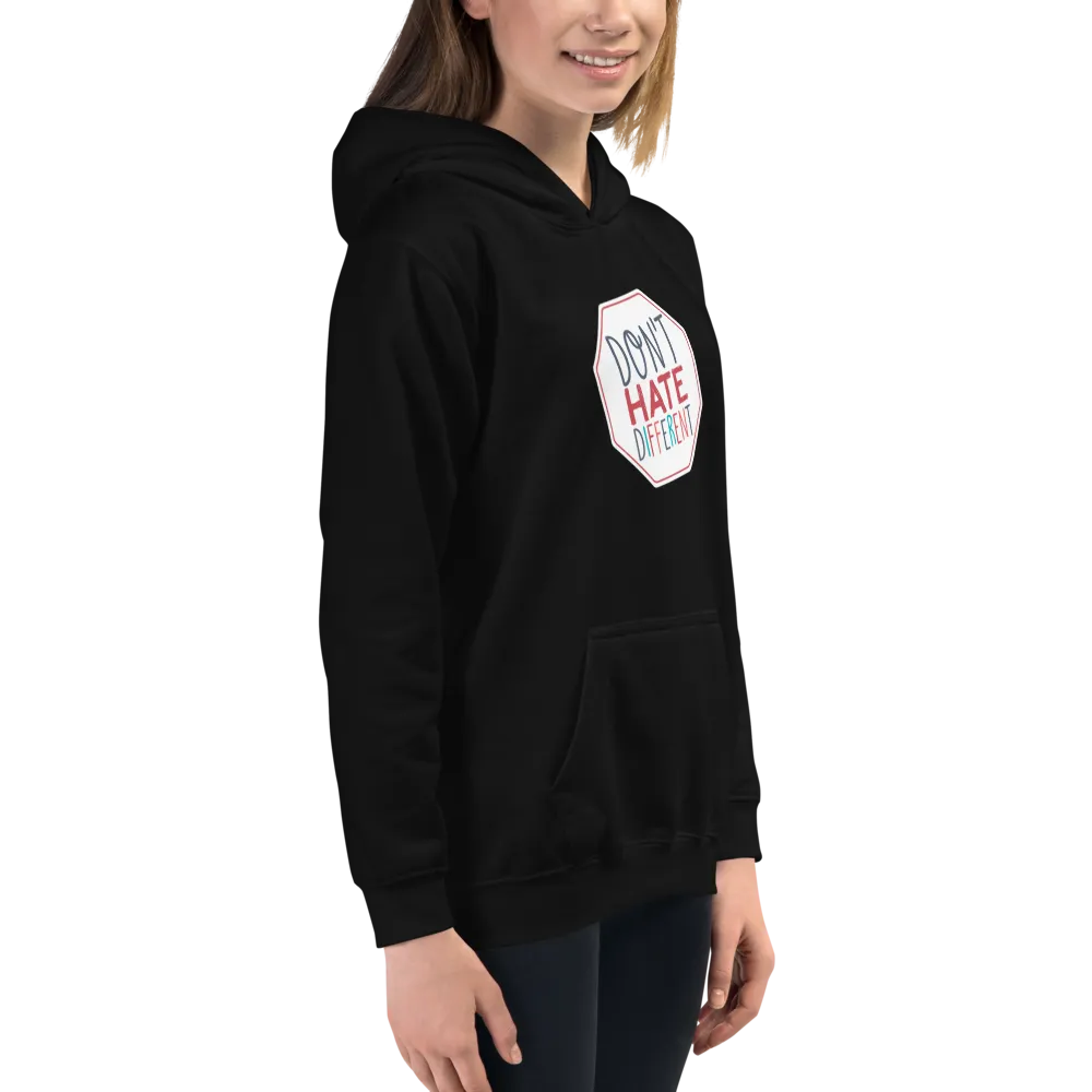 Don't Hate Different (Kid's Hoodie)