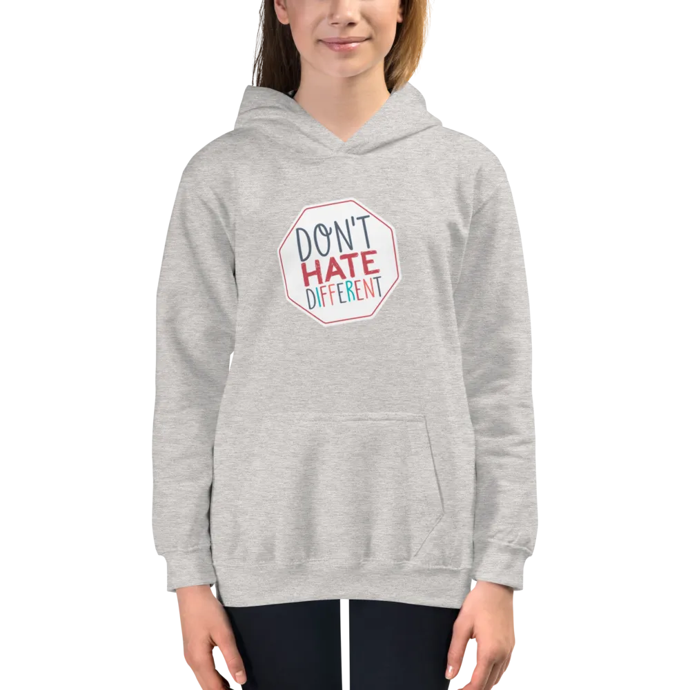 Don't Hate Different (Kid's Hoodie)