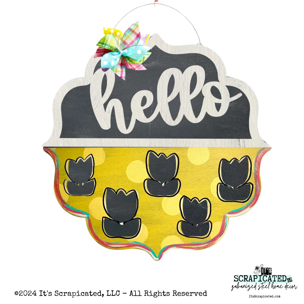 Door Candy™ Bottom - Cutout Tulips