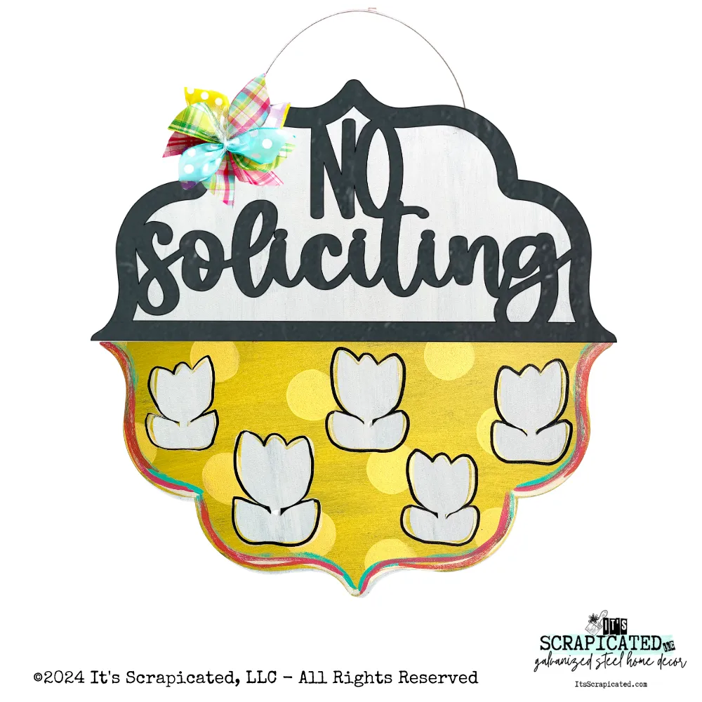 Door Candy™ Bottom - Cutout Tulips