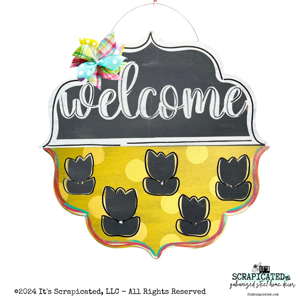 Door Candy™ Bottom - Cutout Tulips