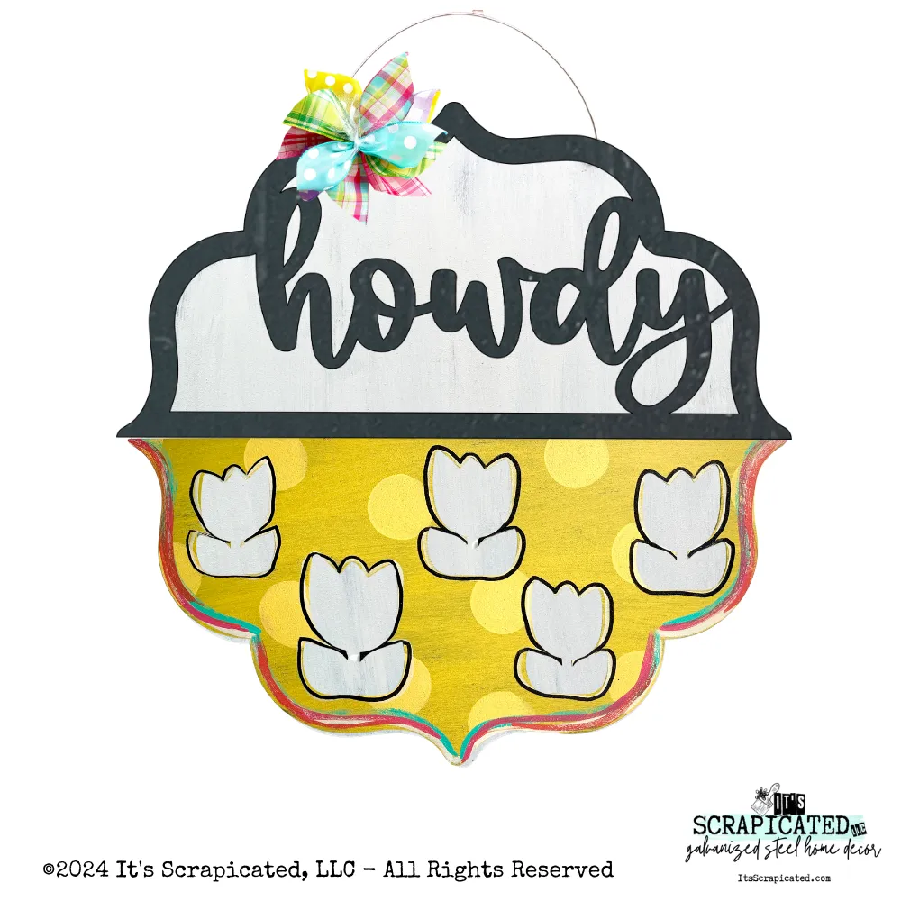 Door Candy™ Bottom - Cutout Tulips