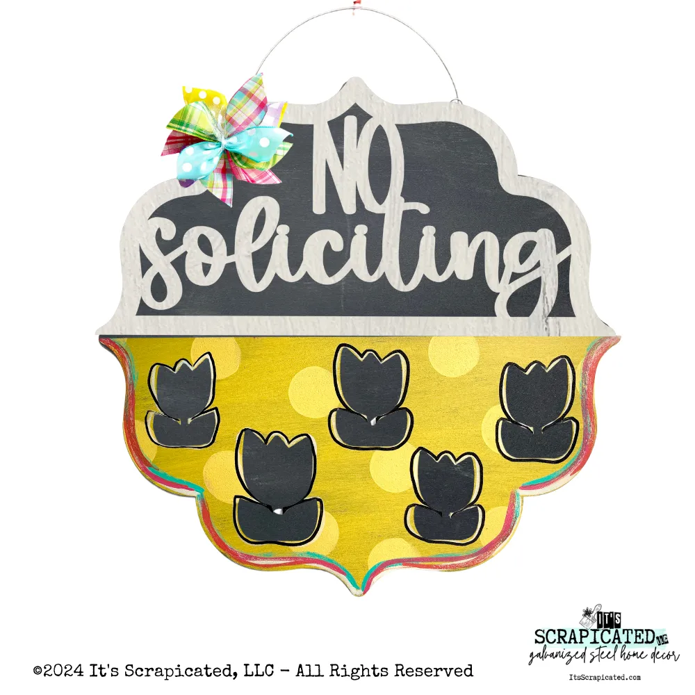 Door Candy™ Bottom - Cutout Tulips