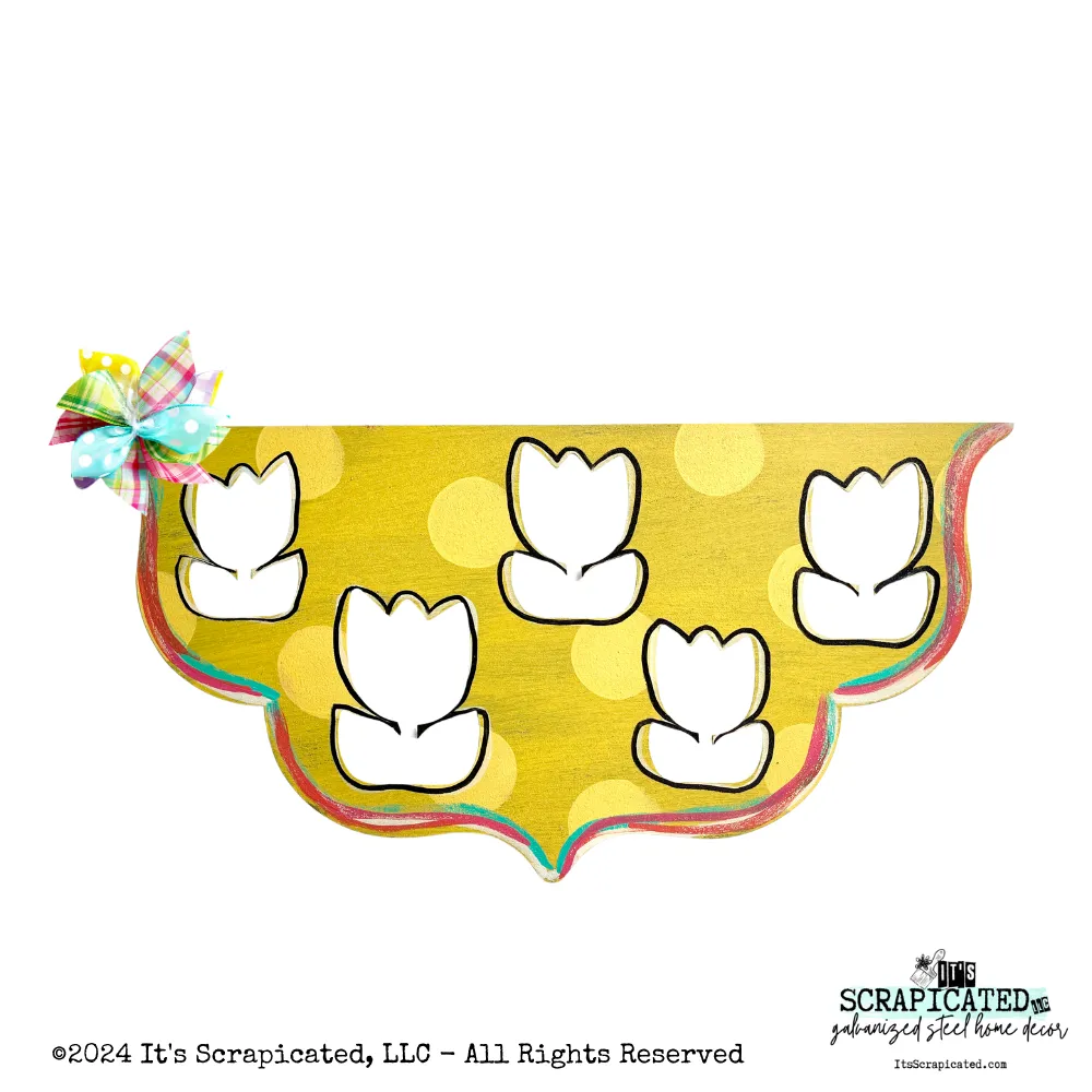 Door Candy™ Bottom - Cutout Tulips