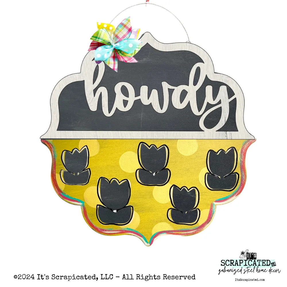 Door Candy™ Bottom - Cutout Tulips