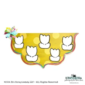 Door Candy™ Bottom - Cutout Tulips