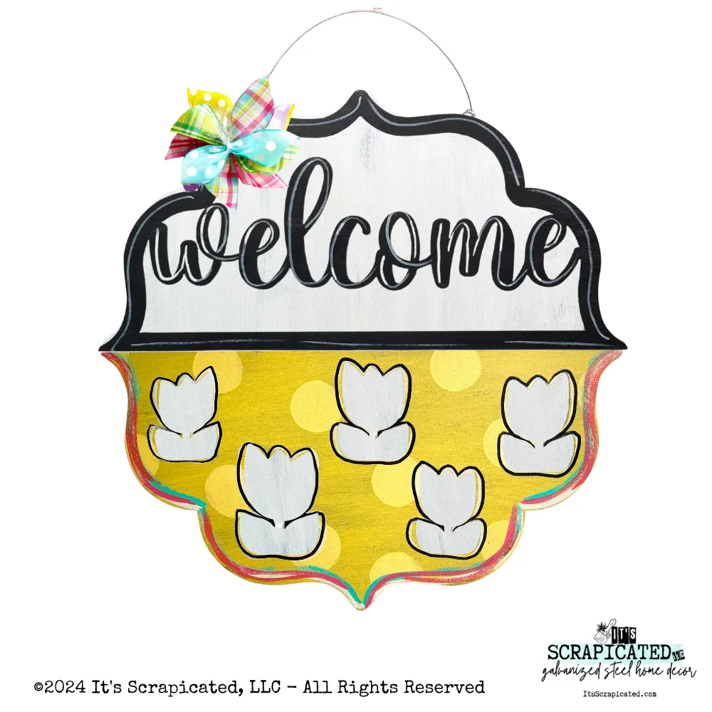 Door Candy™ Bottom - Cutout Tulips
