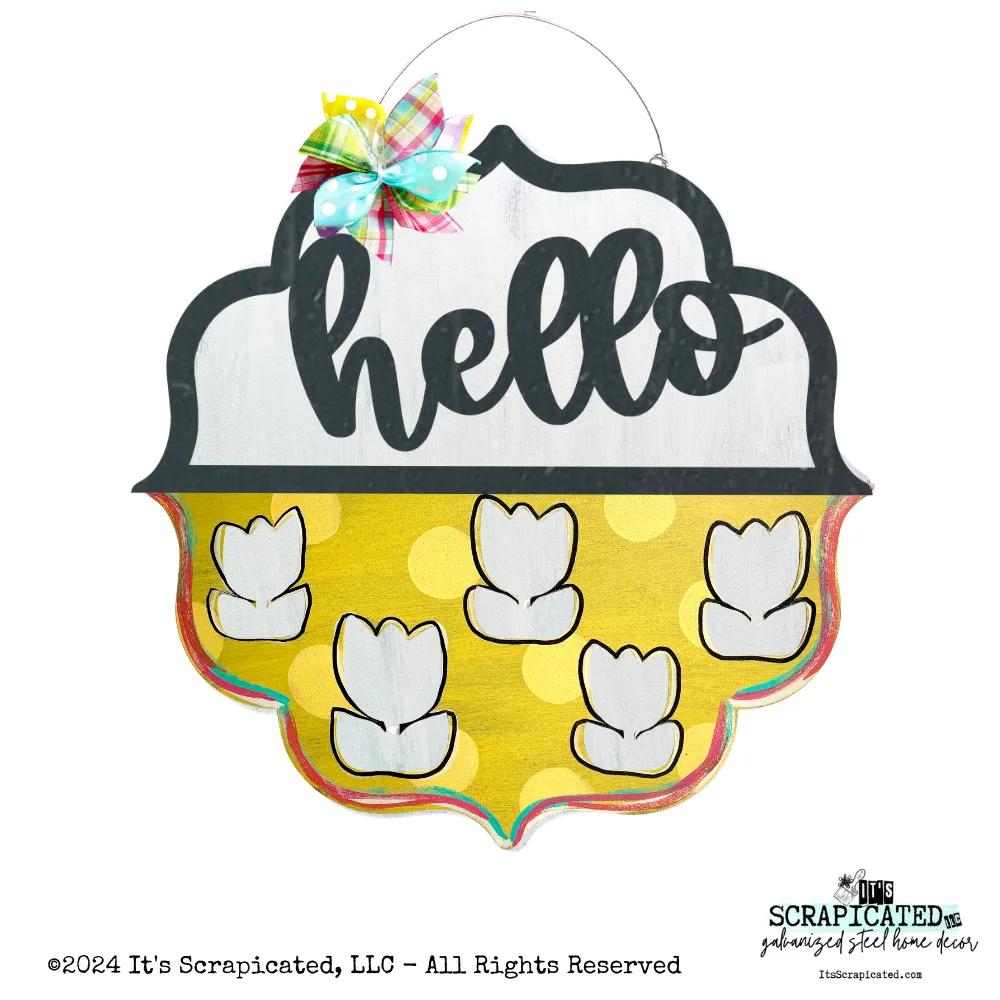 Door Candy™ Bottom - Cutout Tulips