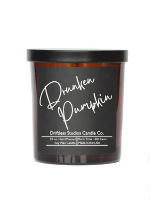 Drunken Pumpkin Scented Soy Wax Candle - 10oz