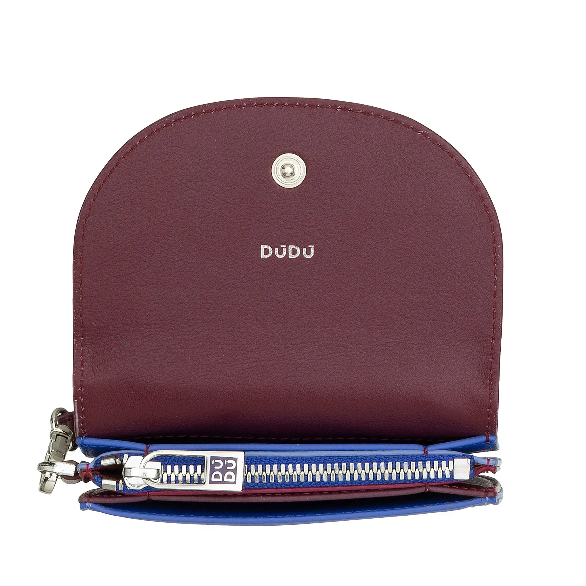 DUDU Women's Wall Wallet Wallet, Small Colorful Portfolio Portamonete Carter Banknotes with Laccetto