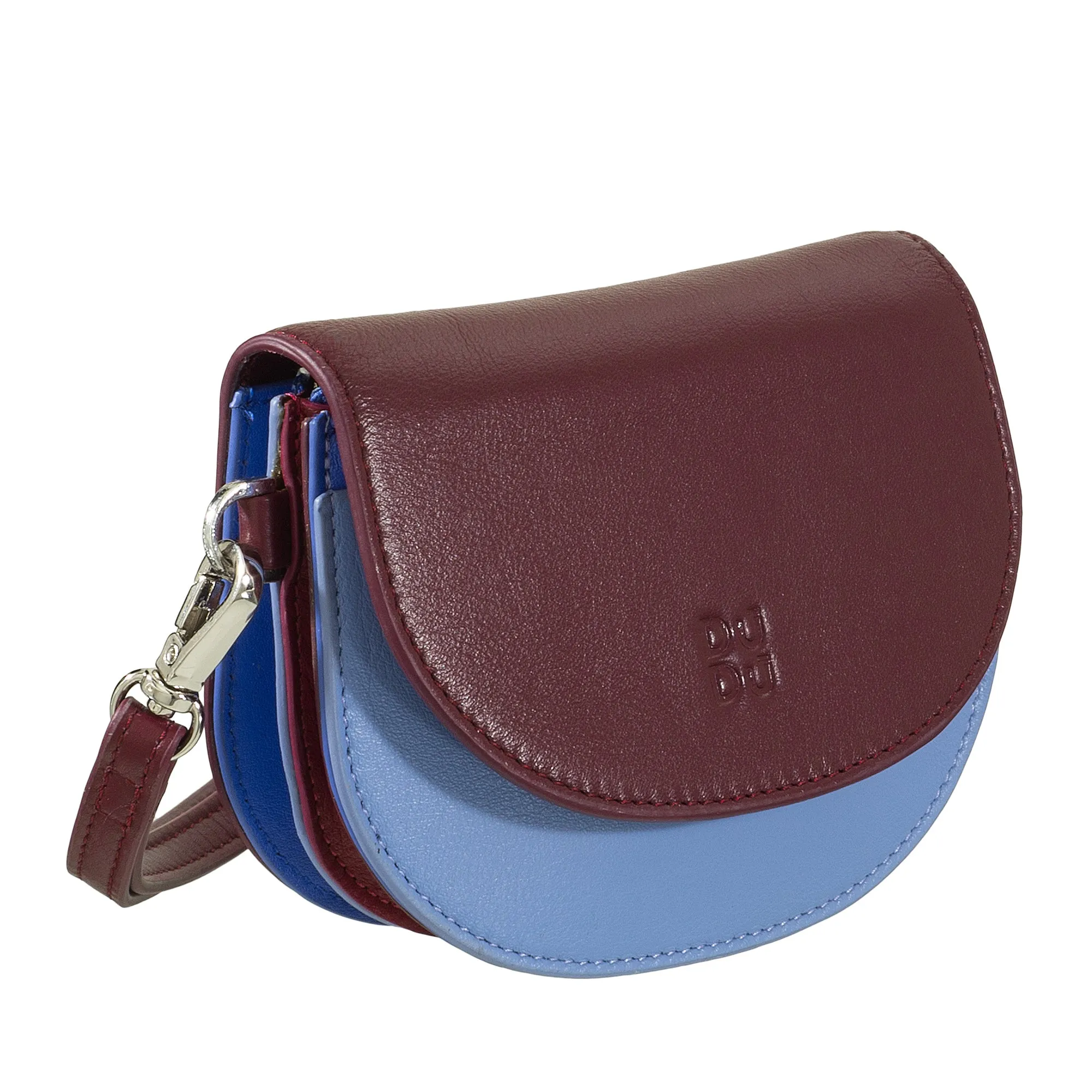 DUDU Women's Wall Wallet Wallet, Small Colorful Portfolio Portamonete Carter Banknotes with Laccetto
