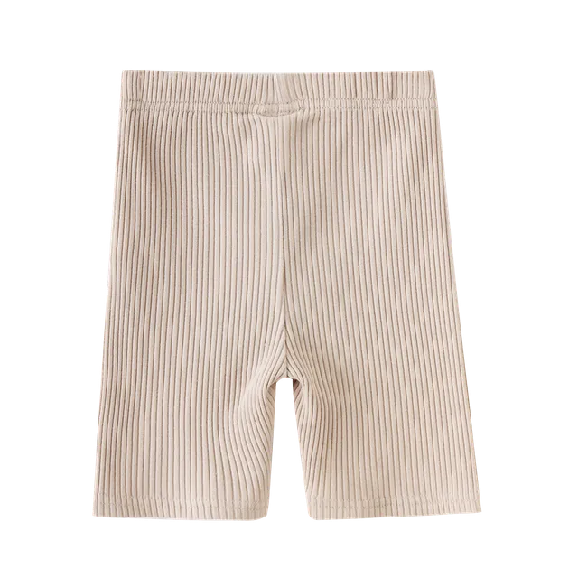 Ellie Embossed Shorts Beige
