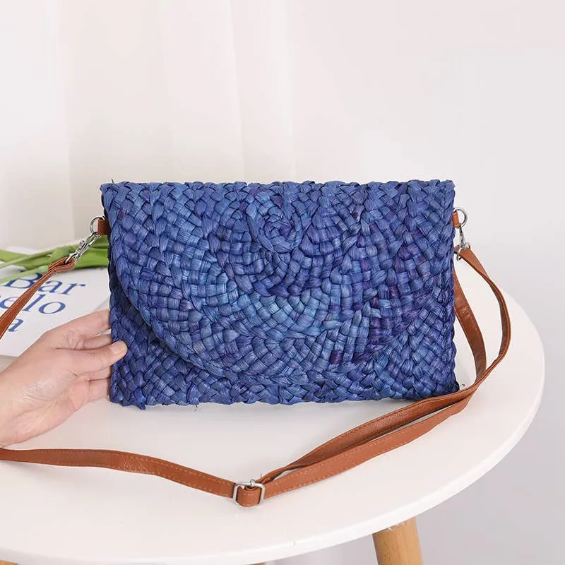 Eloise Straw Crossbody Bag